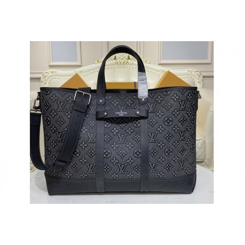 Louis Vuitton M21371 Tote Journey carryall bag in Charcoal Cowhide leather Louis Vuitton M21371 Tote Journey carryall bag in Charcoal Cowhide leather