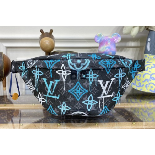 Louis Vuitton M21397 Discovery Bumbag Bag in Graffiti Monogram Eclipse coated canvas Louis Vuitton M21397 Discovery Bumbag Bag in Graffiti Monogram Eclipse coated canvas