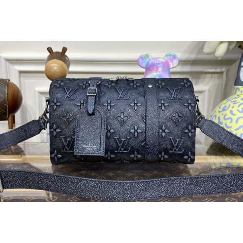 Louis Vuitton M21448 City Keepall Bag in Charcoal Cowhide leather Louis Vuitton M21448 City Keepall Bag in Charcoal Cowhide leather