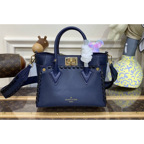 Louis Vuitton M21585 On My Side PM handbag in Navy Blue Calf leather Louis Vuitton M21585 On My Side PM handbag in Navy Blue Calf leather