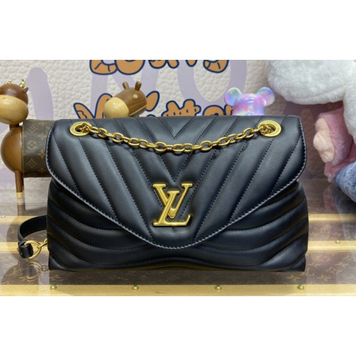 Louis Vuitton M21615 New Wave Chain Bag GM in Black Quilted calf leather Louis Vuitton M21615 New Wave Chain Bag GM in Black Quilted calf leather