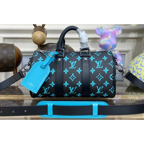Louis Vuitton M21938 Keepall Bandouliere 25 City Bag in Monogram Eclipse canvas Louis Vuitton M21938 Keepall Bandouliere 25 City Bag in Monogram Eclipse canvas