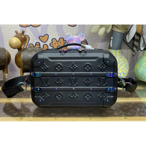 Louis Vuitton M21935 Future Trunk Bag in Black Calf leather Louis Vuitton M21935 Future Trunk Bag in Black Calf leather