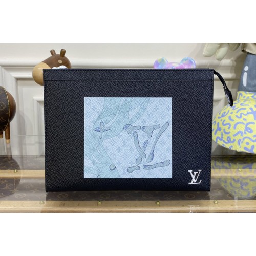 Louis Vuitton M22763 Pochette Voyage MM bag in Monogram Washed Denim canvas Louis Vuitton M22763 Pochette Voyage MM bag in Monogram Washed Denim canvas