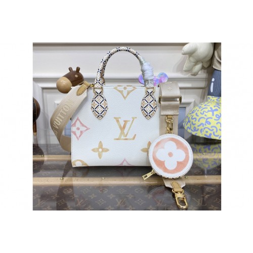 Louis Vuitton M22976 OnTheGo PM tote bag in Beige Monogram coated canvas Louis Vuitton M22976 OnTheGo PM tote bag in Beige Monogram coated canvas
