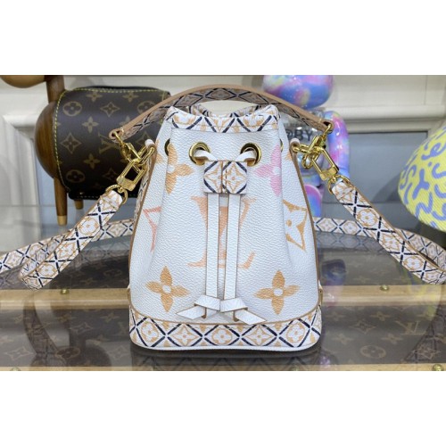 Louis Vuitton M82964 Nano Noe Bag in Apricot Monogram Louis Vuitton M82964 Nano Noe Bag in Apricot Monogram