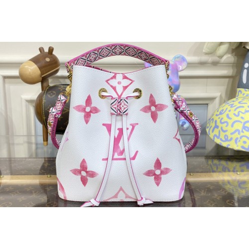 Louis Vuitton M22986 NeoNoe BB bucket bag in Pink Monogram coated canvas Louis Vuitton M22986 NeoNoe BB bucket bag in Pink Monogram coated canvas