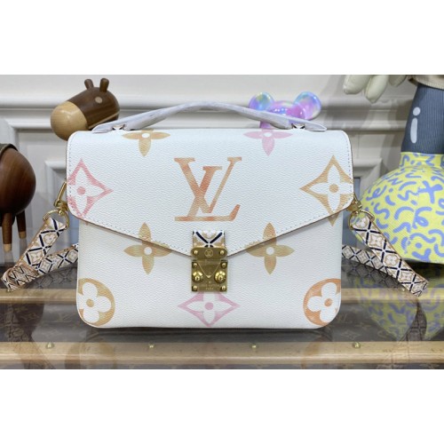 Louis Vuitton M23055 Pochette Metis MM Bag in Beige Monogram coated canvas Louis Vuitton M23055 Pochette Metis MM Bag in Beige Monogram coated canvas