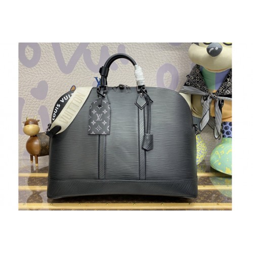 Louis Vuitton M23102 Alma Travel GM bag in Black Epi Soft XL calfskin