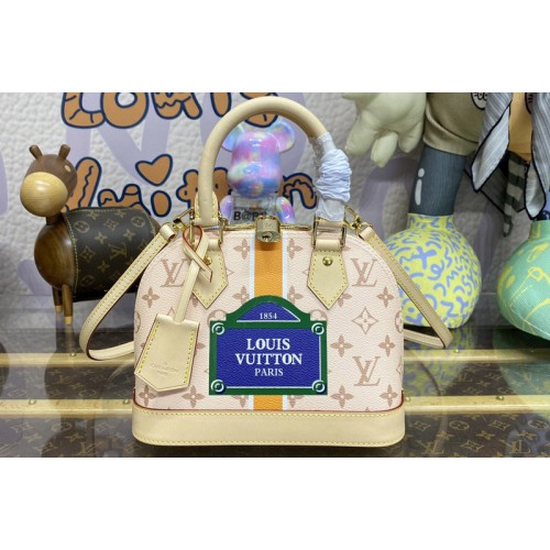 Louis Vuitton M23502 Alma BB handbag in Beige Ocher Monopaname coated canvas Louis Vuitton M23502 Alma BB handbag in Beige Ocher Monopaname coated canvas