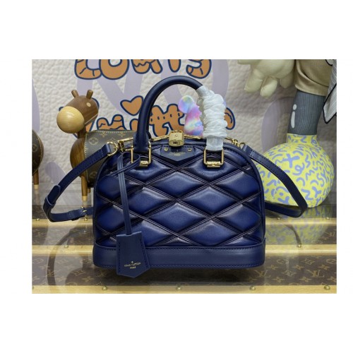 Louis Vuitton M23666 Alma BB handbag in Navy Blue Lamb leather Louis Vuitton M23666 Alma BB handbag in Navy Blue Lamb leather