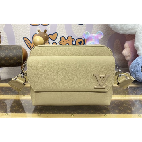 Louis Vuitton M23710 Fastline Messenger bag in Beige Cowhide leather Louis Vuitton M23710 Fastline Messenger bag in Beige Cowhide leather