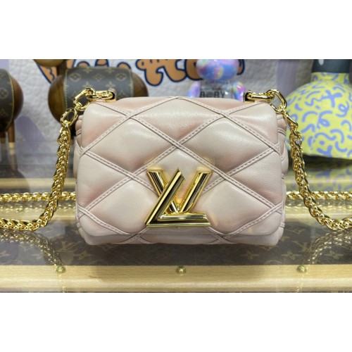 Louis Vuitton M82752 Pico GO-14 handbag in Beige Pink Lambskin Louis Vuitton M82752 Pico GO-14 handbag in Beige Pink Lambskin