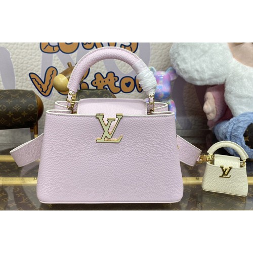 Louis Vuitton M24120 Capucines Mini handbag in Pink Taurillon leather Louis Vuitton M24120 Capucines Mini handbag in Pink Taurillon leather