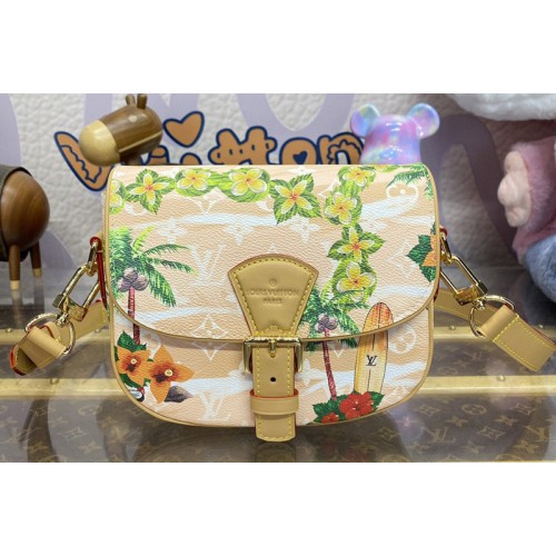 Louis Vuitton M24986 Montsouris Messenger PM bag in Sand Monogram Surfin’ coated canvas Louis Vuitton M24986 Montsouris Messenger PM bag in Sand Monogram Surfin’ coated canvas