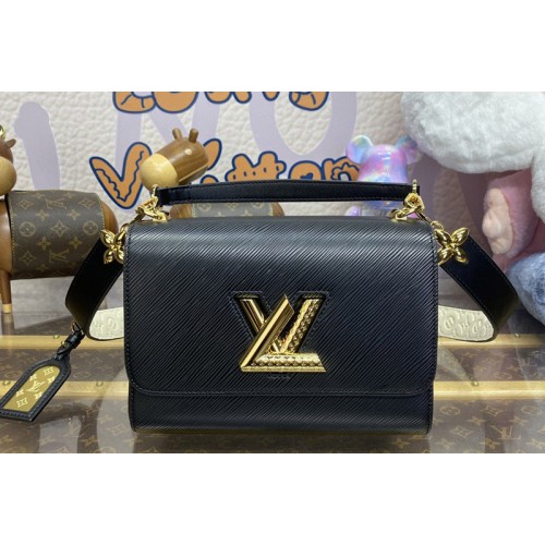 Louis Vuitton M25362 Twist PM handbag in Black Epi grained leather Louis Vuitton M25362 Twist PM handbag in Black Epi grained leather