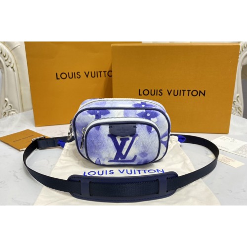 Louis Vuitton M45763 Outdoor Pouch in Monogram Watercolor Blue coated canvas Louis Vuitton M45763 Outdoor Pouch in Monogram Watercolor Blue coated canvas