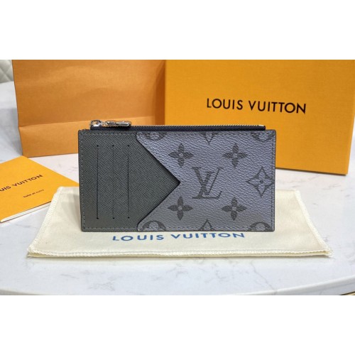 Louis Vuitton M30839 LVCoin Card Holder in Taiga leather and Monogram Canvas Louis Vuitton M30839 LVCoin Card Holder in Taiga leather and Monogram Canvas