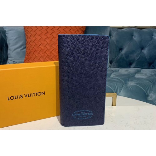 Louis Vuitton M30387 Brazza Wallet Navy Blue Taiga leather Louis Vuitton M30387 Brazza Wallet Navy Blue Taiga leather