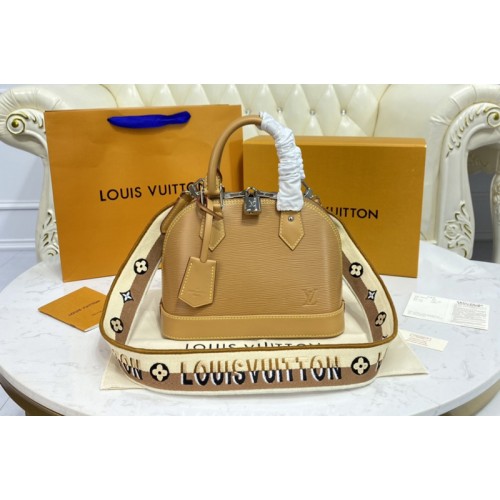 Louis Vuitton M57540 Alma BB handbag in Gold Epi Leather Louis Vuitton M57540 Alma BB handbag in Gold Epi Leather