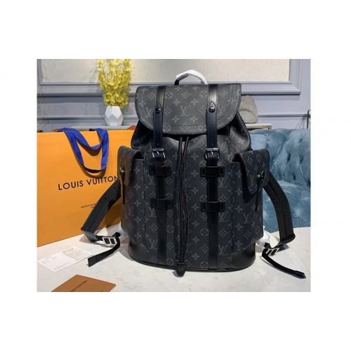 Louis Vuitton M43735 Christopher PM Backpack in Monogram Eclipse Canvas Louis Vuitton M43735 Christopher PM Backpack in Monogram Eclipse Canvas
