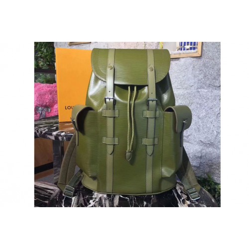 Louis Vuitton M41709 Christopher PM Backpack Green Epi Leather Louis Vuitton M41709 Christopher PM Backpack Green Epi Leather