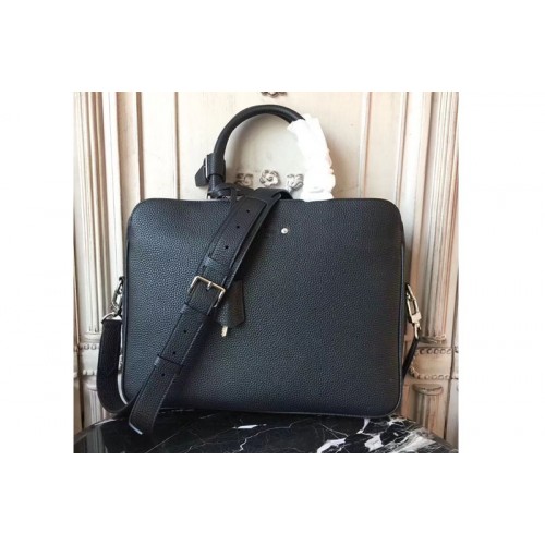 Louis Vuitton M42680 Armand Briefcase Bag in Black Taurillon Leather Louis Vuitton M42680 Armand Briefcase Bag in Black Taurillon Leather