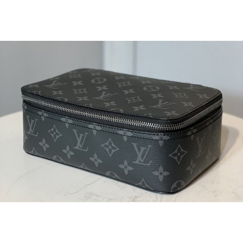 Louis Vuitton M43689 Packing Cube MM in Monogram Eclipse Canvas Louis Vuitton M43689 Packing Cube MM in Monogram Eclipse Canvas