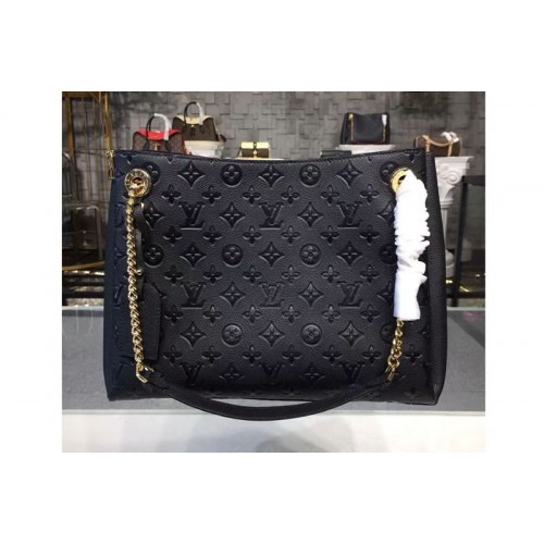 Louis Vuitton M43758 Surene MM Bags in Black Monogram Empreinte Leather Louis Vuitton M43758 Surene MM Bags in Black Monogram Empreinte Leather