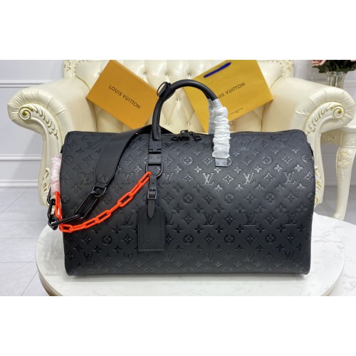 Louis Vuitton M44470 Keepall Bandoulière 50 bag in Monogram Empreinte leather Louis Vuitton M44470 Keepall Bandoulière 50 bag in Monogram Empreinte leather
