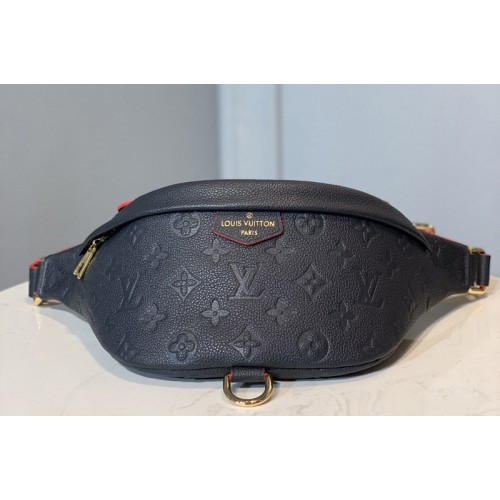 Louis Vuitton M44812 Bumbag in Navy Blue Monogram Empreinte leather Louis Vuitton M44812 Bumbag in Navy Blue Monogram Empreinte leather