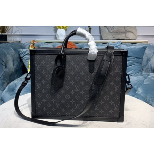 Louis Vuitton M44952 Soft Trunk Briefcase Bag in Monogram Eclipse canvas Louis Vuitton M44952 Soft Trunk Briefcase Bag in Monogram Eclipse canvas