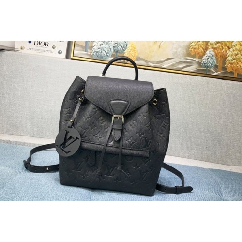 Louis Vuitton M45205 Montsouris Backpack IN Black Monogram Empreinte embossed leather Louis Vuitton M45205 Montsouris Backpack IN Black Monogram Empreinte embossed leather