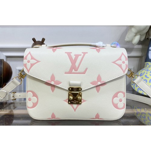 Louis Vuitton M45596 Pochette Metis Bag in Bicolor Monogram Empreinte Leather Louis Vuitton M45596 Pochette Metis Bag in Bicolor Monogram Empreinte Leather