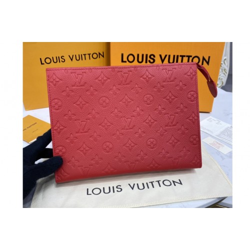 Louis Vuitton M45666 Poche Toilette 26 in Red Monogram Empreinte leather Louis Vuitton M45666 Poche Toilette 26 in Red Monogram Empreinte leather
