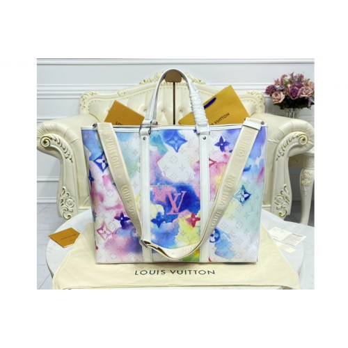 Louis Vuitton M45754 New Tote GM Bag in Monogram Watercolor Multico canvas Louis Vuitton M45754 New Tote GM Bag in Monogram Watercolor Multico canvas