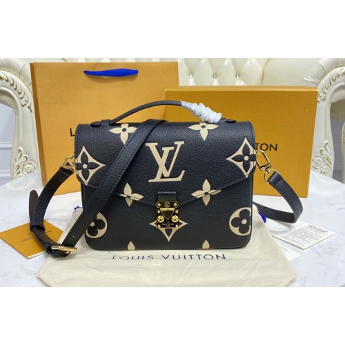 Louis Vuitton M45773 Pochette Metis Bag in Black Monogram Empreinte leather Louis Vuitton M45773 Pochette Metis Bag in Black Monogram Empreinte leather