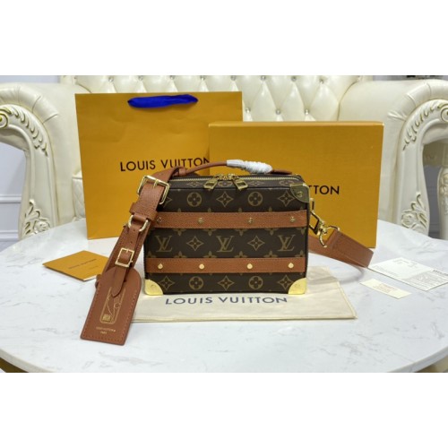 Louis Vuitton M45785 lvxnba small handle trunk Bag in Monogram and Monogram canvas Louis Vuitton M45785 lvxnba small handle trunk Bag in Monogram and Monogram canvas