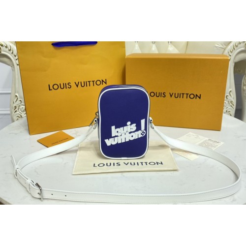 Louis Vuitton M45893 Danube PPM bag in Blue cowhide leather Louis Vuitton M45893 Danube PPM bag in Blue cowhide leather