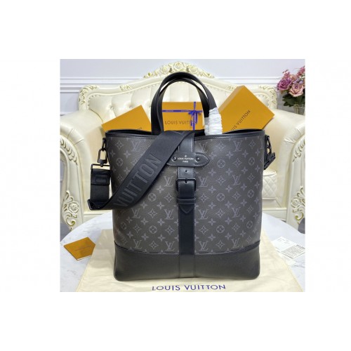 Louis Vuitton M45914 Saumur Tote Bag on Monogram Eclipse canvas Louis Vuitton M45914 Saumur Tote Bag on Monogram Eclipse canvas