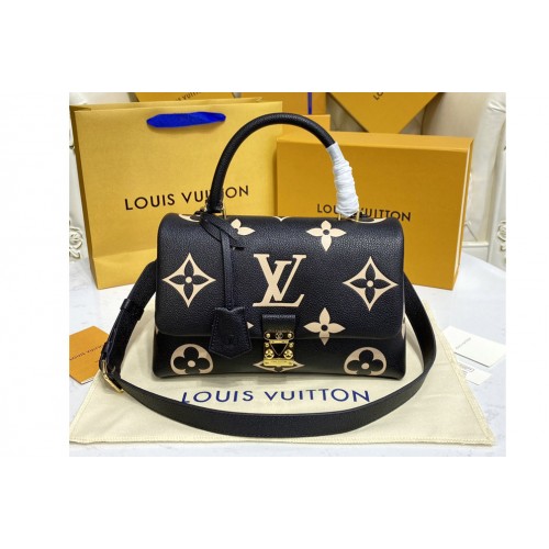 Louis Vuitton M45976 Madeleine MM handbag in bicolor Monogram Empreinte leather Louis Vuitton M45976 Madeleine MM handbag in bicolor Monogram Empreinte leather