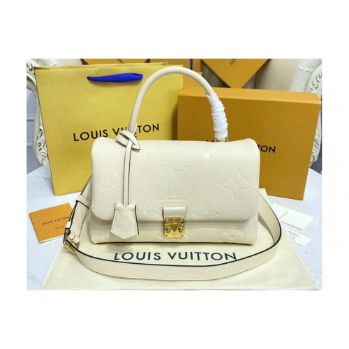 Louis Vuitton M45976 Madeleine MM handbag in White Monogram Empreinte leather Louis Vuitton M45976 Madeleine MM handbag in White Monogram Empreinte leather