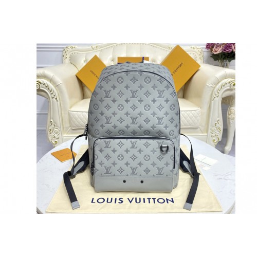 Louis Vuitton M46105 Racer backpack in Gray Monogram Shadow leather Louis Vuitton M46105 Racer backpack in Gray Monogram Shadow leather