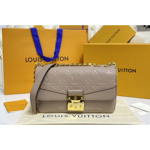Louis Vuitton M46127 Marceau chain handbag in Beige Monogram Empreinte Leather Louis Vuitton M46127 Marceau chain handbag in Beige Monogram Empreinte Leather