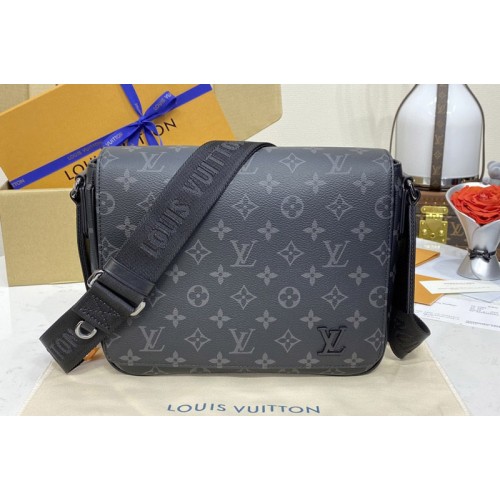 Louis Vuitton M46255 District PM Messenger Bag in Monogram Eclipse canvas Louis Vuitton M46255 District PM Messenger Bag in Monogram Eclipse canvas