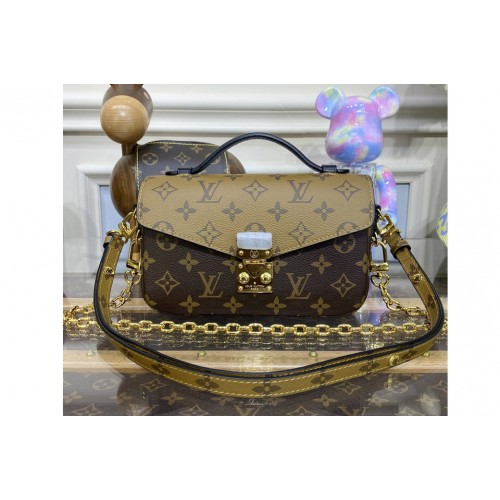 Louis Vuitton M46279 Pochette Metis East West bag in Monogram Reverse canvas Louis Vuitton M46279 Pochette Metis East West bag in Monogram Reverse canvas