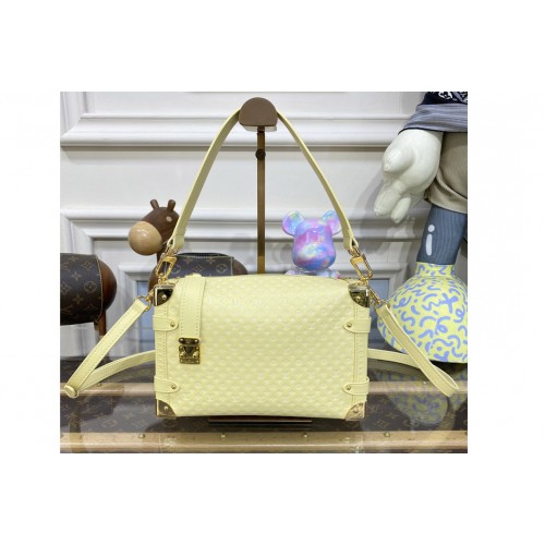 Louis Vuitton M46358 Nano Noe Bucket bag in Yellow Calfskin Louis Vuitton M46358 Nano Noe Bucket bag in Yellow Calfskin