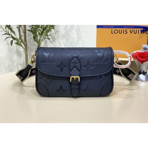 Louis Vuitton M46386 Diane satchel Bag in Black Monogram Empreinte leather Louis Vuitton M46386 Diane satchel Bag in Black Monogram Empreinte leather