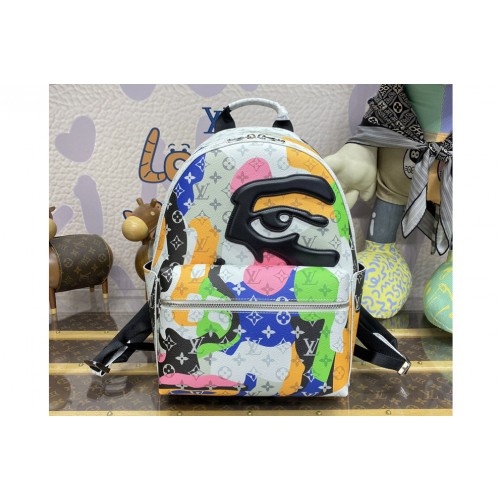 Louis Vuitton M46680 Discovery PM Backpack in Multicolor Monogram coated canvas and cowhide leather Louis Vuitton M46680 Discovery PM Backpack in Multicolor Monogram coated canvas and cowhide leather