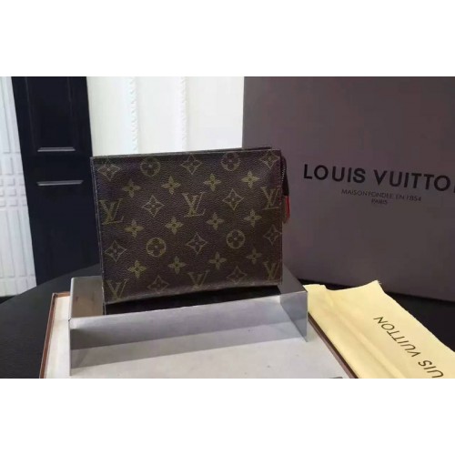 Louis Vuitton M47542 Toiletry Pouch 19 in Monogram Canvas Louis Vuitton M47542 Toiletry Pouch 19 in Monogram Canvas